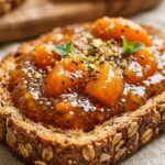 Apricot Chia Jam Protein Toast