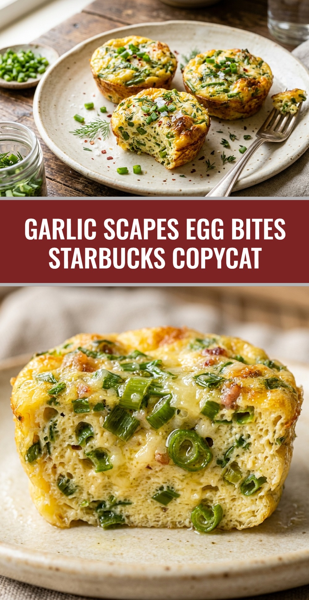 Garlic Scapes Egg Bites Starbucks Copycat
