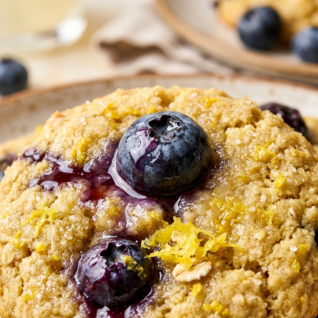Protein Summer Cookies Lemon Blueberry